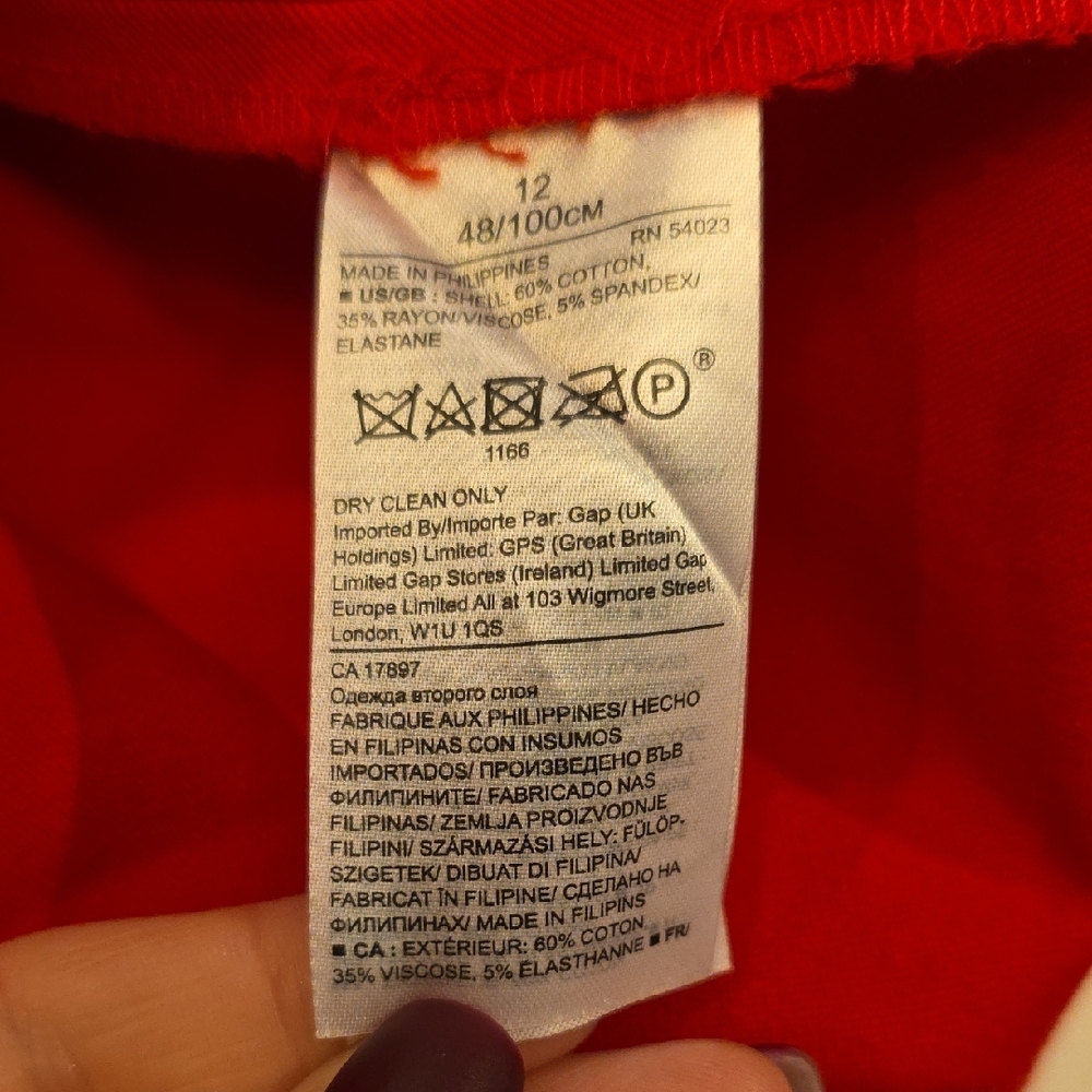 Banana Republic Vibrant Red Sleeveless Midi Dress - Picture 5 of 5
